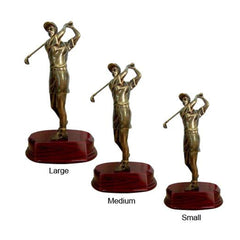 Female Resin Golf Trophy