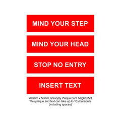 Gravoply Door Plaque