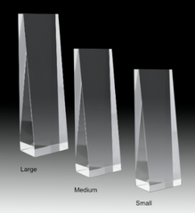 Sloping Crystal Award