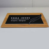 Wooden Desk Plaque