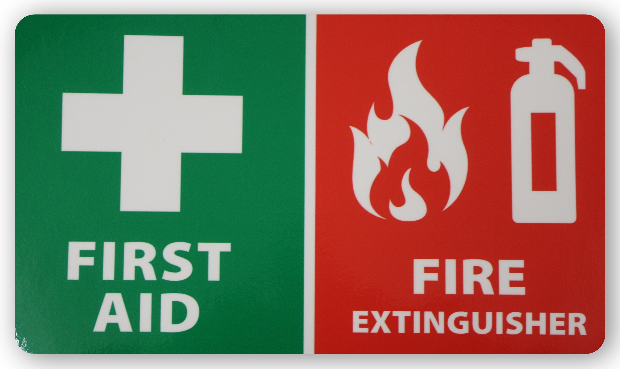 First Aid and Fire Extinguisher Decal – Emblems NZ
